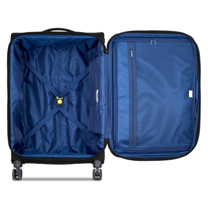 BROCHANT 3 |.0 27-Inch Expandable Check-In Suitcase, Deep black - Delsey Paris Everyday