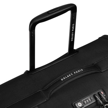 BROCHANT 3 |.0 27-Inch Expandable Check-In Suitcase, Deep black - Delsey Paris Everyday