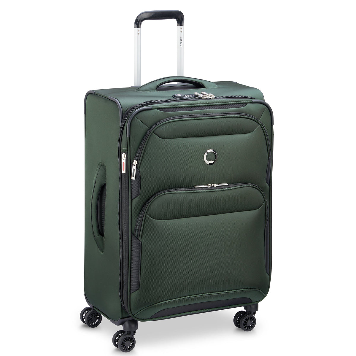 SKY MAX 2.0 27-Inch Expandable Check-In Suitcase, Green - Delsey Paris Signature
