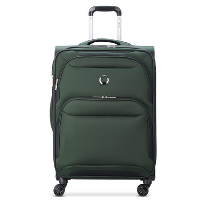 SKY MAX 2.0 27-Inch Expandable Check-In Suitcase, Green - Delsey Paris Signature