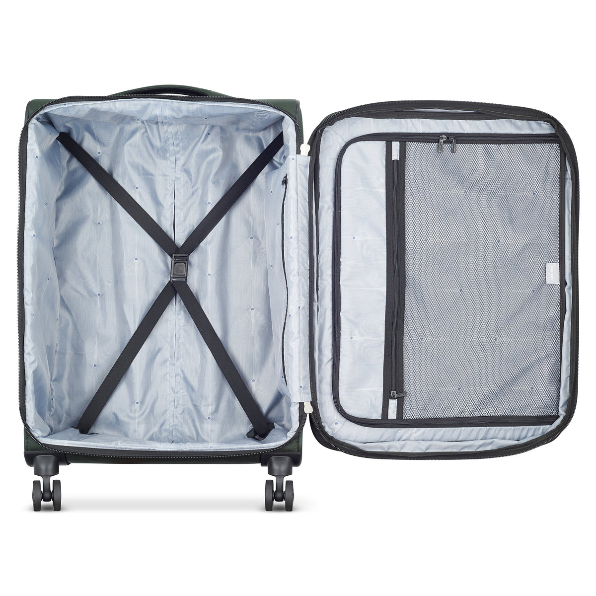 SKY MAX 2.0 27-Inch Expandable Check-In Suitcase, Green - Delsey Paris Signature