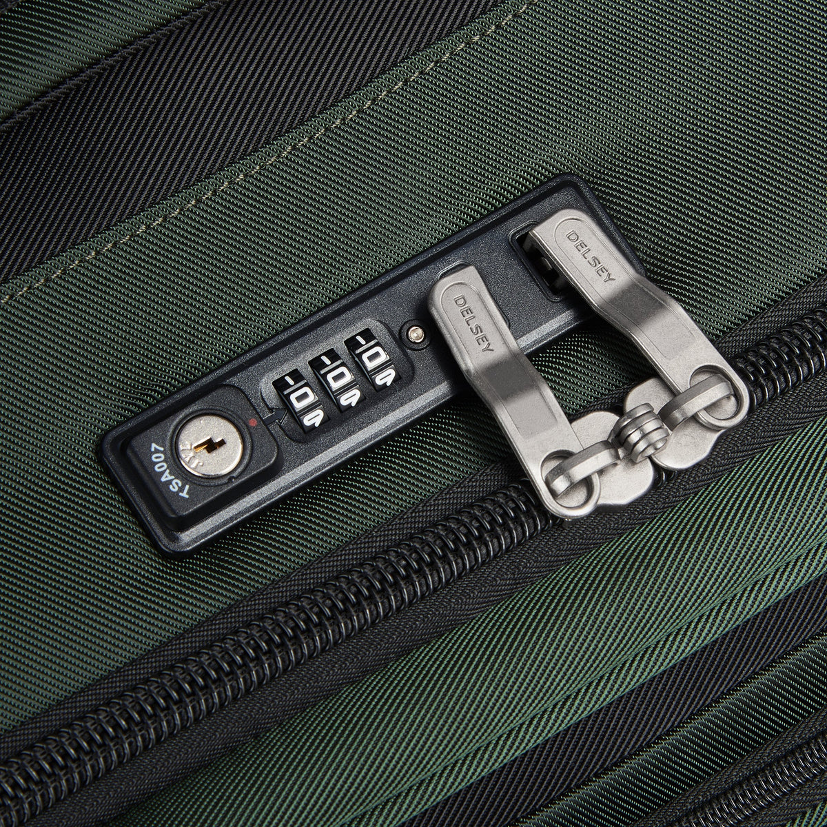 SKY MAX 2.0 27-Inch Expandable Check-In Suitcase, Green - Delsey Paris Signature