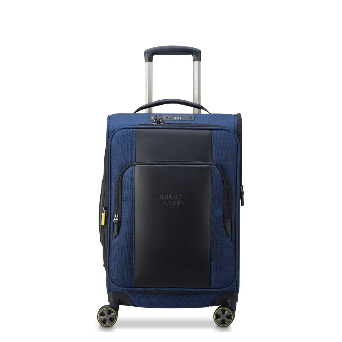 WAGRAM 23-Inch Expandable Carry-On Suitcase, Navy - Delsey Paris Quality