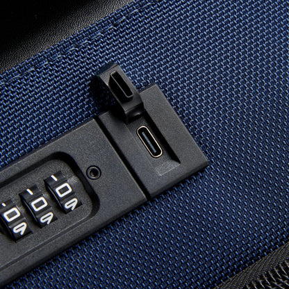 WAGRAM 23-Inch Expandable Carry-On Suitcase, Navy - Delsey Paris Quality