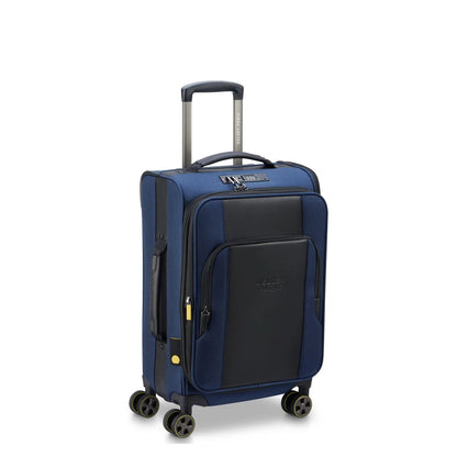 WAGRAM 23-Inch Expandable Carry-On Suitcase, Navy - Delsey Paris Quality
