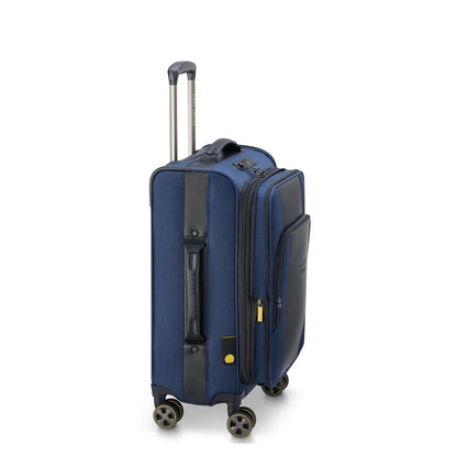 WAGRAM 23-Inch Expandable Carry-On Suitcase, Navy - Delsey Paris Quality