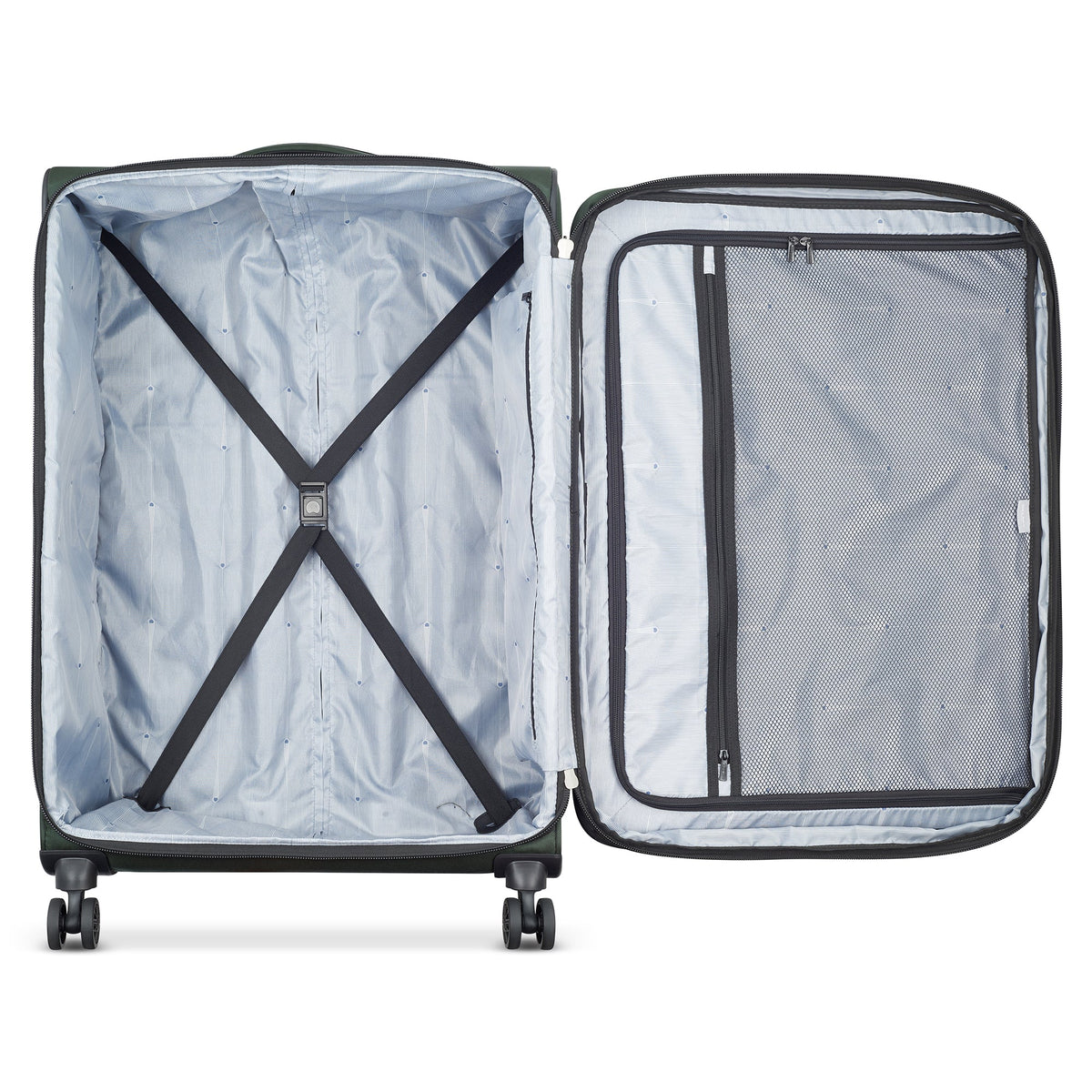 SKY MAX 2.0 31-Inch Expandable Check-In Suitcase, Green - Delsey Paris Trusted