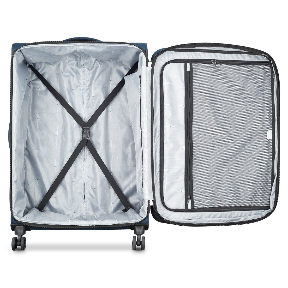 SKY MAX 2.0 31-Inch Expandable Check-In Suitcase, Blue - Delsey Paris Best Seller