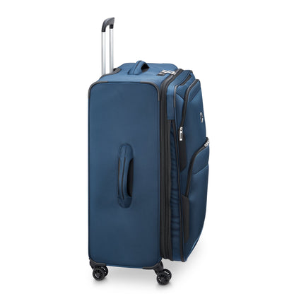 SKY MAX 2.0 31-Inch Expandable Check-In Suitcase, Blue - Delsey Paris Best Seller