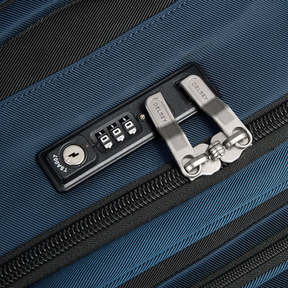 SKY MAX 2.0 31-Inch Expandable Check-In Suitcase, Blue - Delsey Paris Best Seller