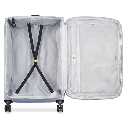 CRUISE 3.0 31-Inch Expandable Check-In Suitcase, Platinum - Delsey Paris Smart Buy