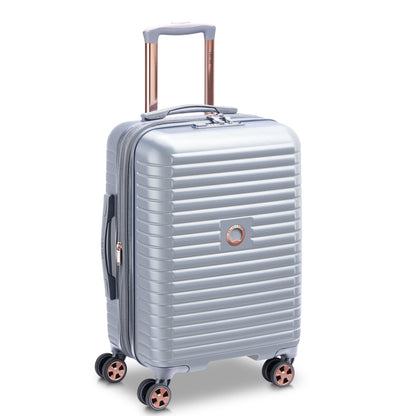 CRUISE 3.0 23-Inch Expandable Carry-On Suitcase, Platinum - Delsey Paris Smart Buy