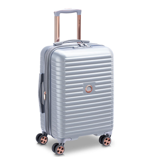 CRUISE 3.0 23-Inch Expandable Carry-On Suitcase, Platinum - Delsey Paris Smart Buy