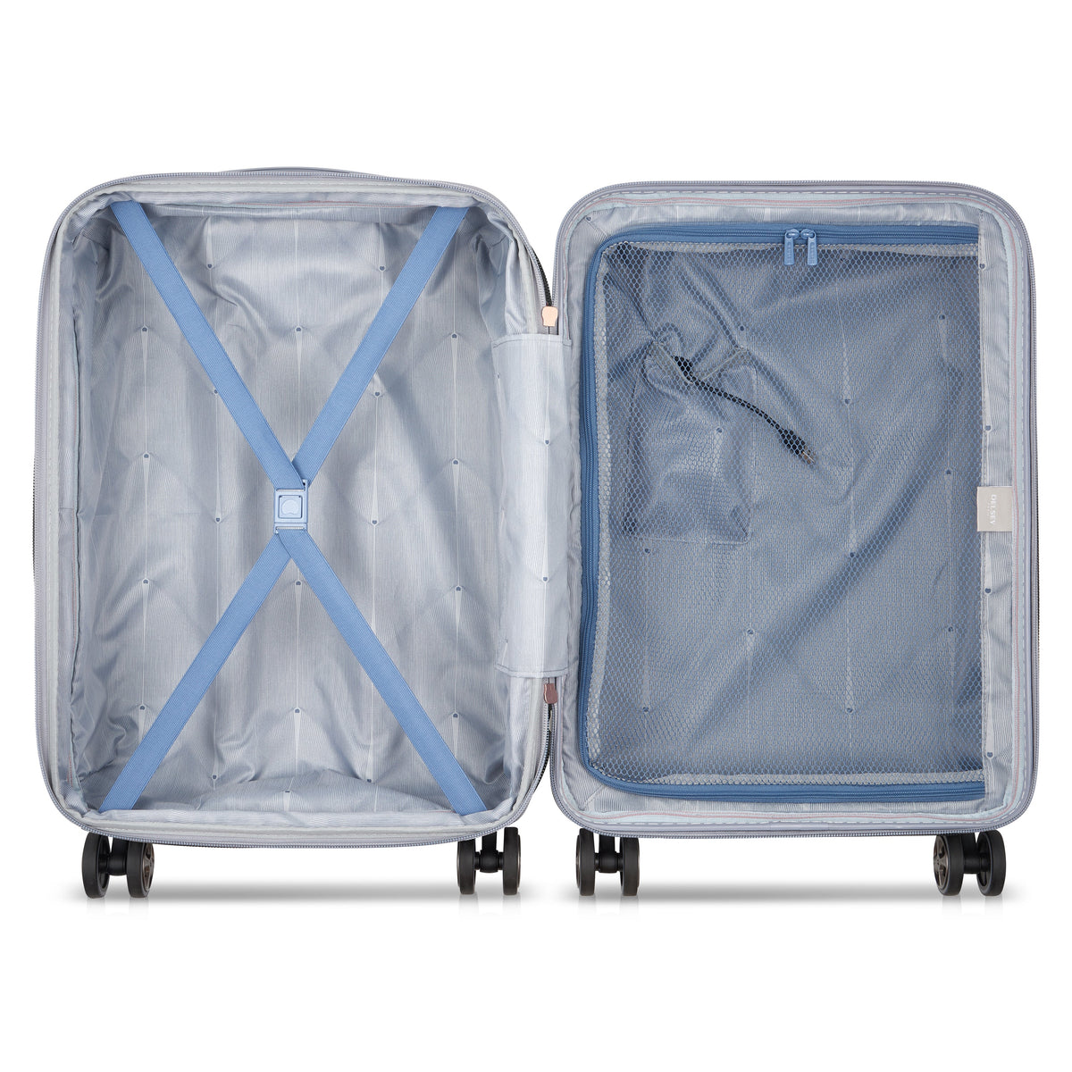 CRUISE 3.0 23-Inch Expandable Carry-On Suitcase, Platinum - Delsey Paris Smart Buy