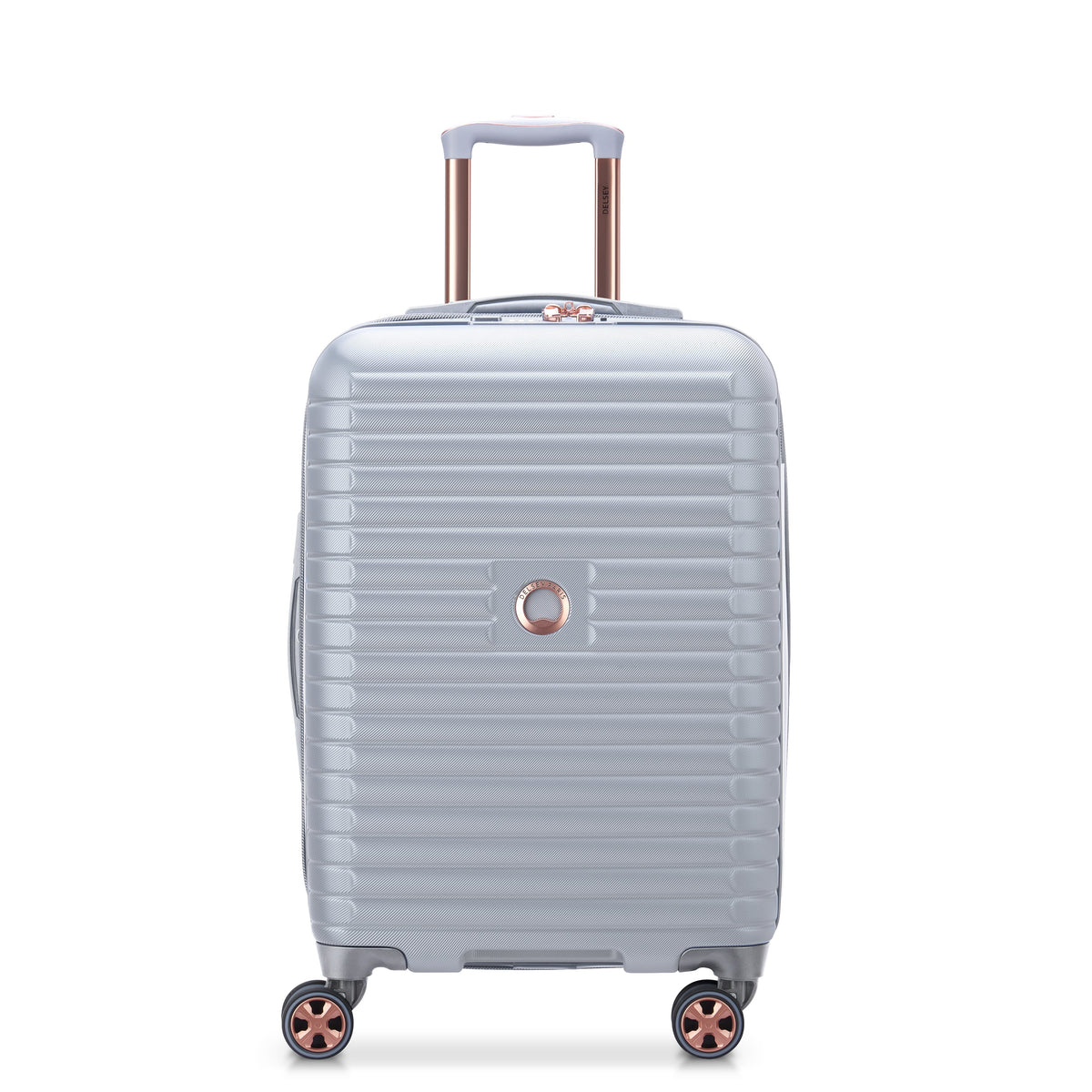 CRUISE 3.0 23-Inch Expandable Carry-On Suitcase, Platinum - Delsey Paris Smart Buy