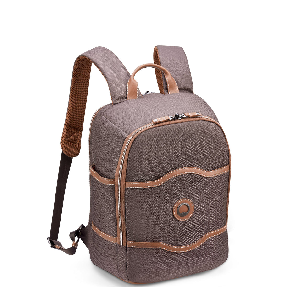 CHATELET AIR 2.0 14-Inch Laptop Backpack, Brown - Delsey Paris Top Pick