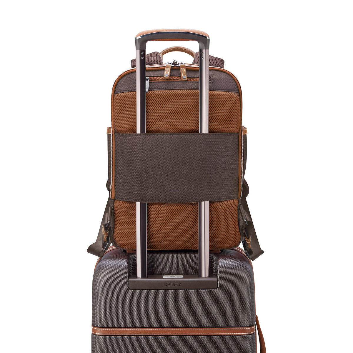 CHATELET AIR 2.0 14-Inch Laptop Backpack, Brown - Delsey Paris Top Pick