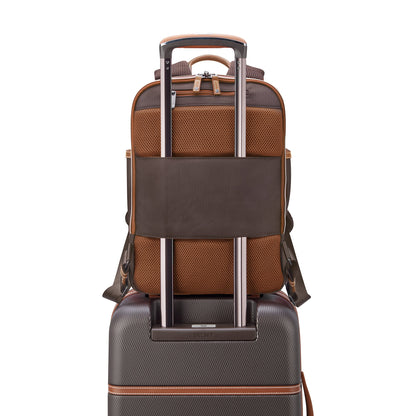 CHATELET AIR 2.0 14-Inch Laptop Backpack, Brown - Delsey Paris Top Pick
