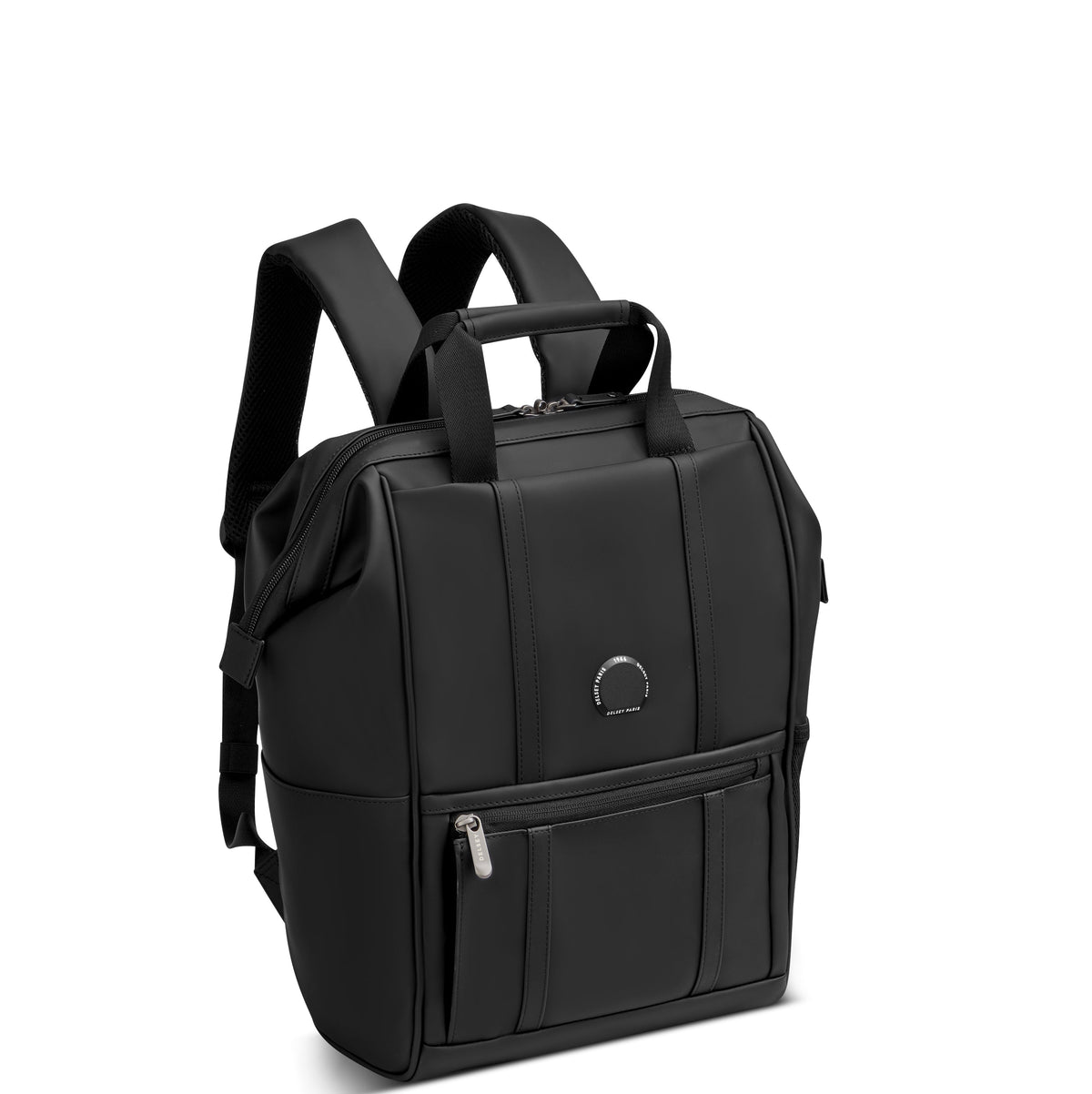 CADENCE SOFT 14-Inch Laptop Waterproof Backpack, Deep black - Delsey Paris Trending