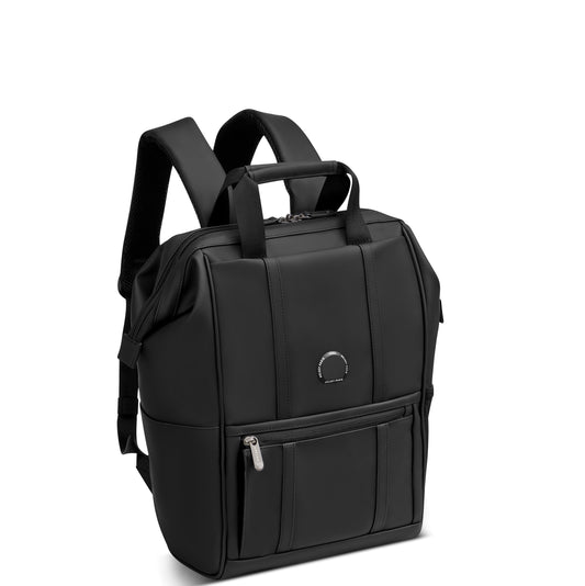 CADENCE SOFT 14-Inch Laptop Waterproof Backpack, Deep black - Delsey Paris Trending