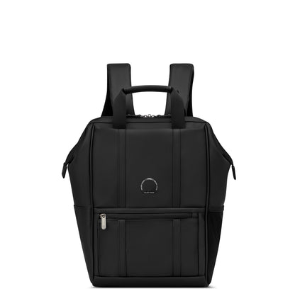CADENCE SOFT 14-Inch Laptop Waterproof Backpack, Deep black - Delsey Paris Trending