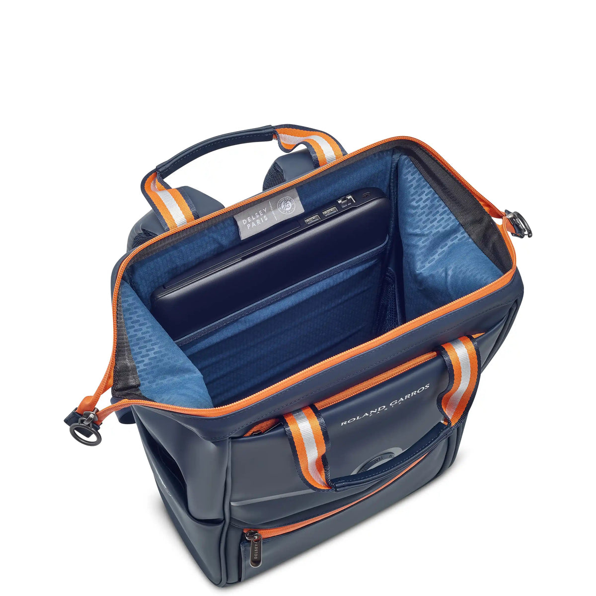 TURENNE SOFT 14-Inch Laptop Backpack - Roland Garros Edition, Navy b - Delsey Paris Best Seller
