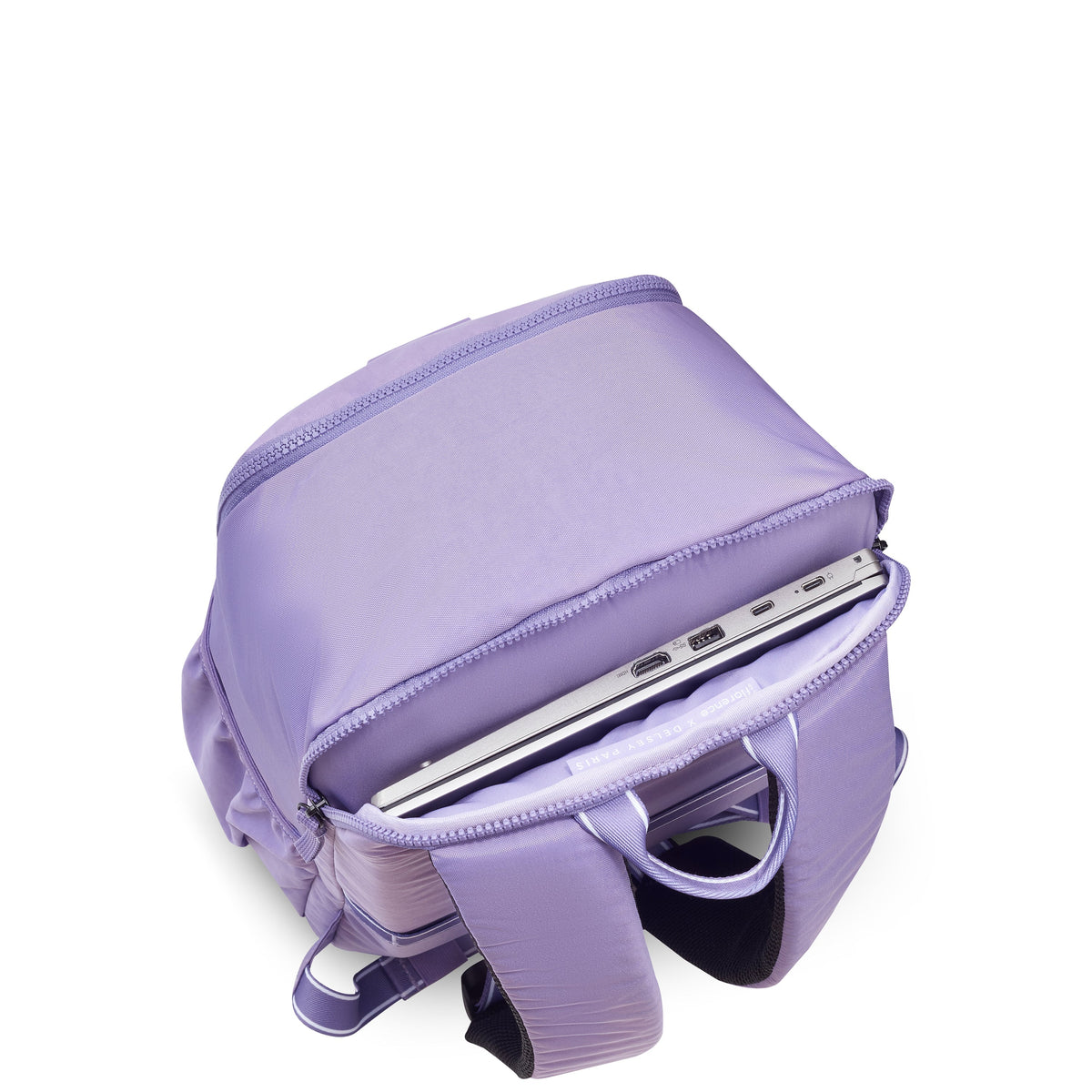 FRESH START 17-Inch Laptop Backpack, Lavender - Delsey Paris Value