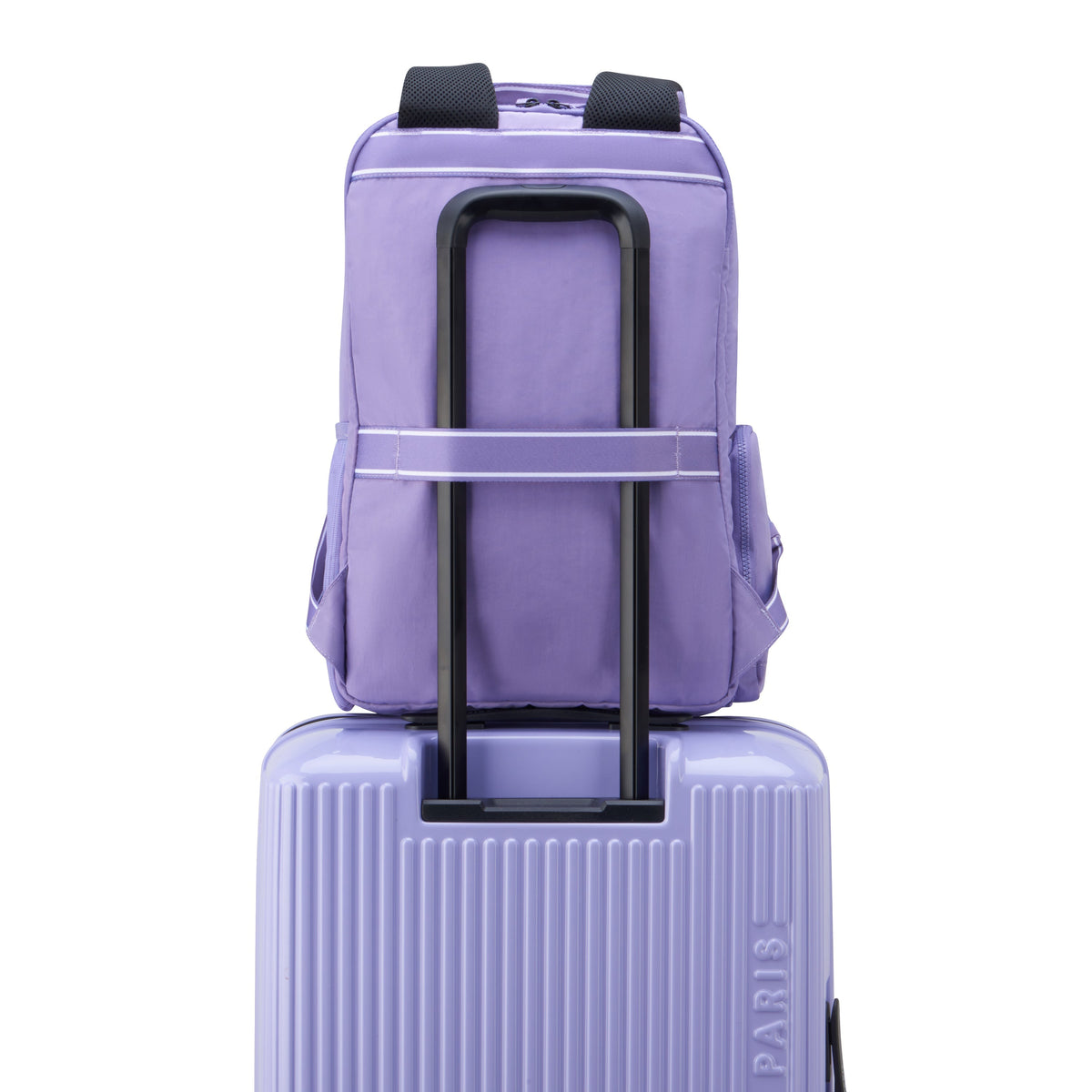 CAREFREE CARRY 17-Inch Laptop Backpack, Lavender - Delsey Paris Classic