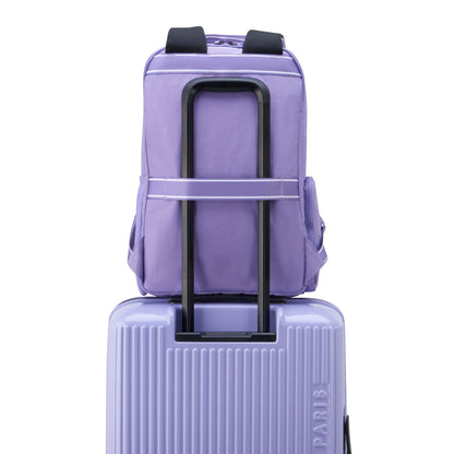 CAREFREE CARRY 17-Inch Laptop Backpack, Lavender - Delsey Paris Classic