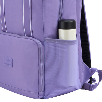 CAREFREE CARRY 17-Inch Laptop Backpack, Lavender - Delsey Paris Classic