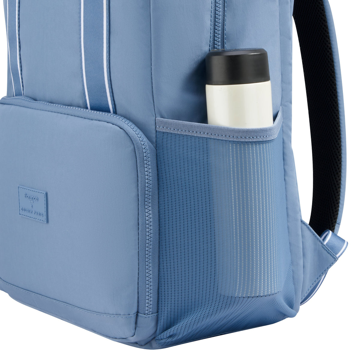 CAREFREE CARRY 17-Inch Laptop Backpack, Zinc blue - Delsey Paris Recommended