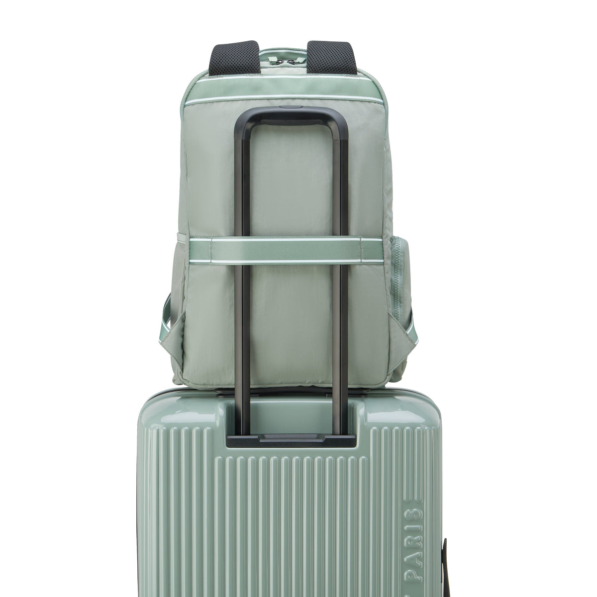 CAREFREE CARRY 17-Inch Laptop Backpack, Sage green - Delsey Paris Sale