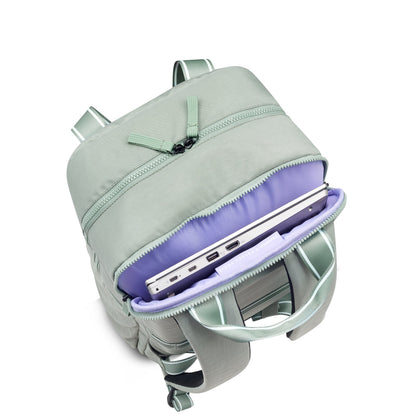 CAREFREE CARRY 17-Inch Laptop Backpack, Sage green - Delsey Paris Sale