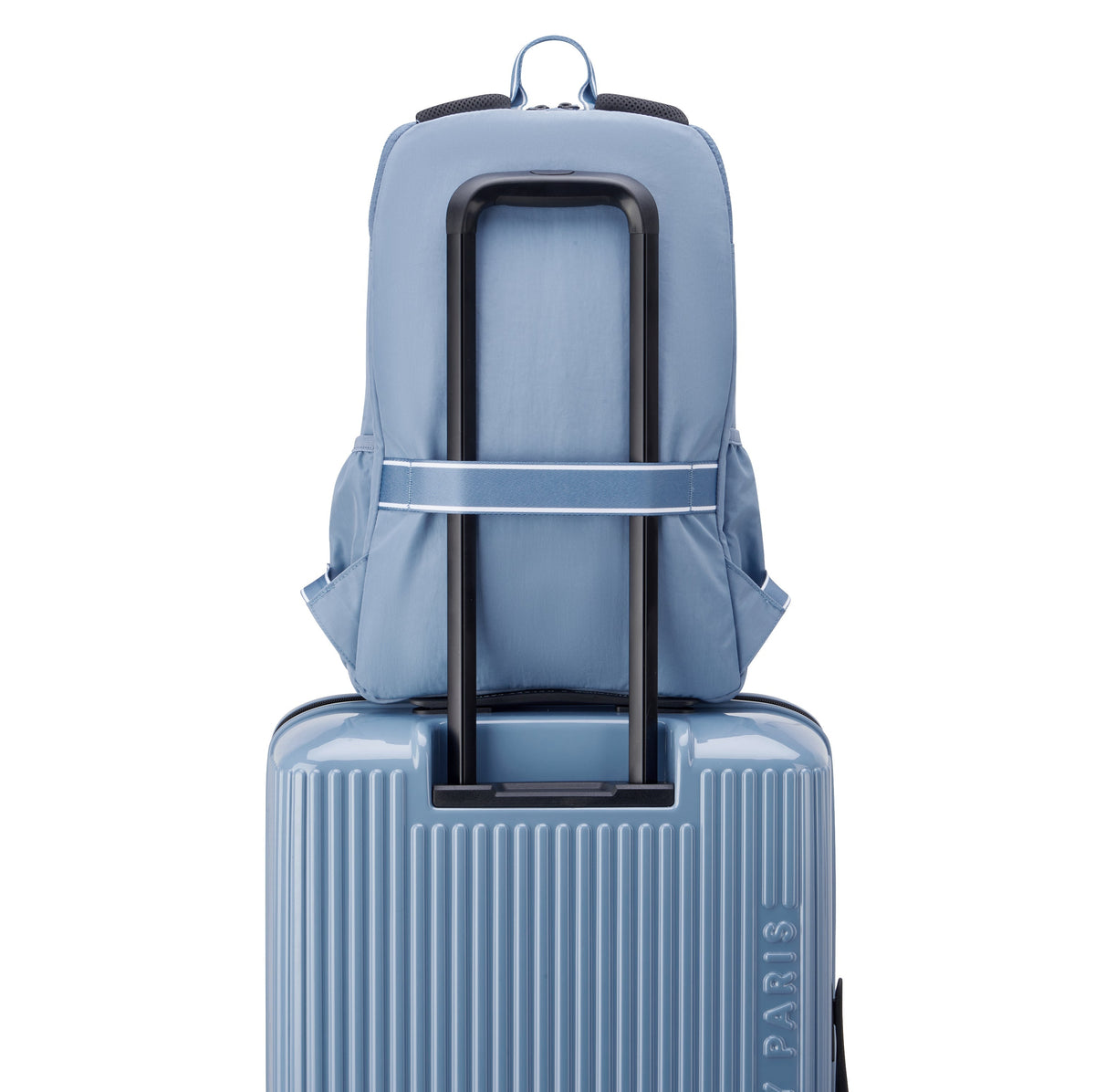 FRESH START 17-Inch Laptop Backpack, Zinc blue - Delsey Paris Latest