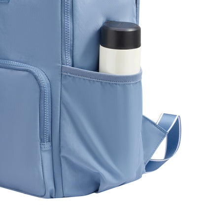 FRESH START 17-Inch Laptop Backpack, Zinc blue - Delsey Paris Latest