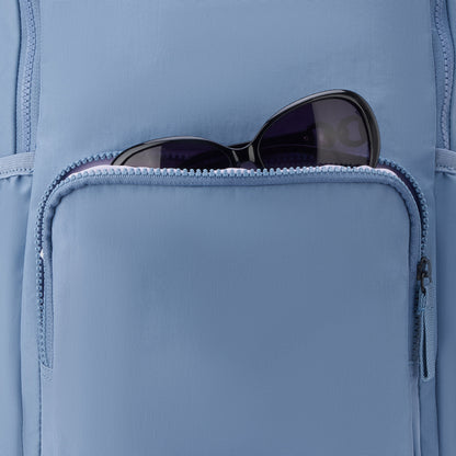 FRESH START 17-Inch Laptop Backpack, Zinc blue - Delsey Paris Latest