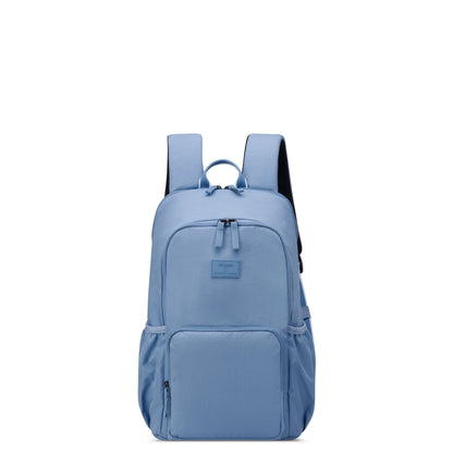 FRESH START 17-Inch Laptop Backpack, Zinc blue - Delsey Paris Latest