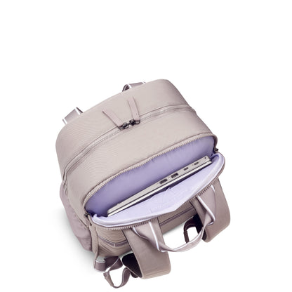 CAREFREE CARRY 17-Inch Laptop Backpack, Chestnut - Delsey Paris Great Value