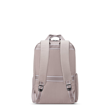 CAREFREE CARRY 17-Inch Laptop Backpack, Chestnut - Delsey Paris Great Value