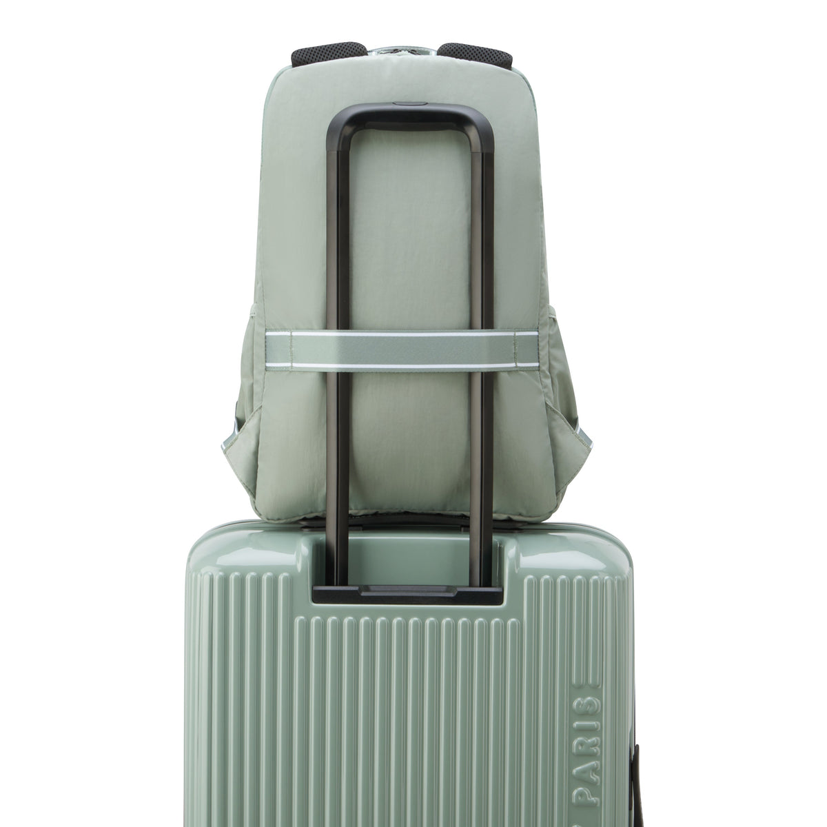 FRESH START 17-Inch Laptop Backpack, Sage green - Delsey Paris Value