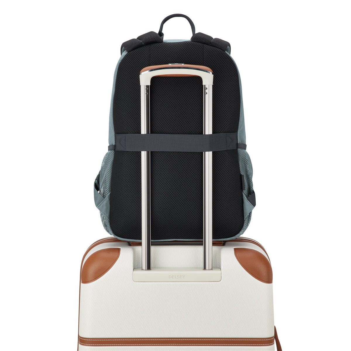 RESET 15.6-Inch Laptop Backpack, Slate grey - Delsey Paris Trending
