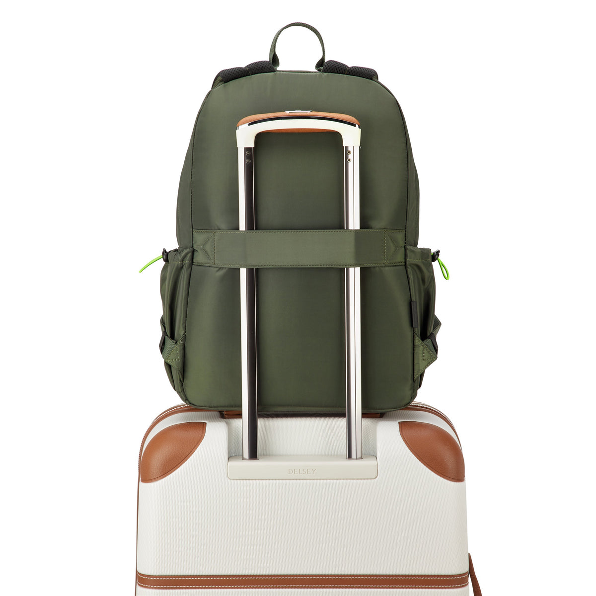 JENNY 15.6-Inch Laptop Backpack, Deep forest green - Delsey Paris Special Offer