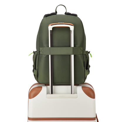 JENNY 15.6-Inch Laptop Backpack, Deep forest green - Delsey Paris Special Offer
