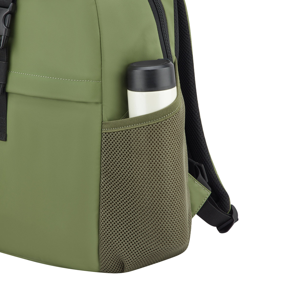 JULIAN 15.6-Inch Laptop Backpack, Olive green - Delsey Paris Special Offer