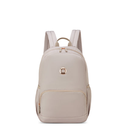 SUNNY 15.6-Inch Laptop Backpack, Beige - Delsey Paris Classic