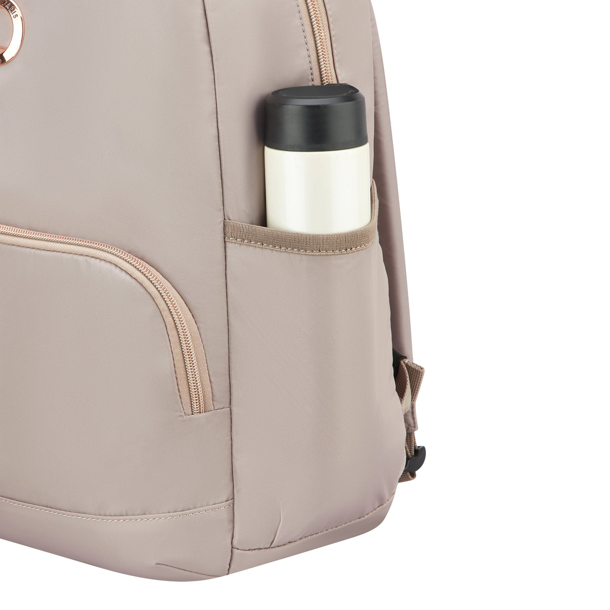 SUNNY 15.6-Inch Laptop Backpack, Beige - Delsey Paris Classic