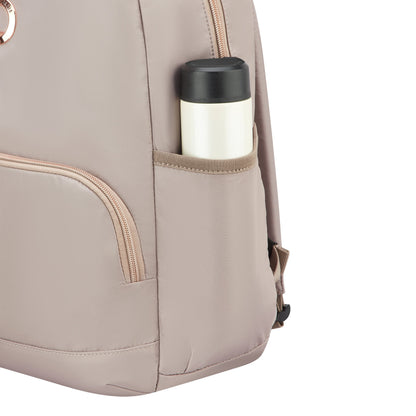 SUNNY 15.6-Inch Laptop Backpack, Beige - Delsey Paris Classic