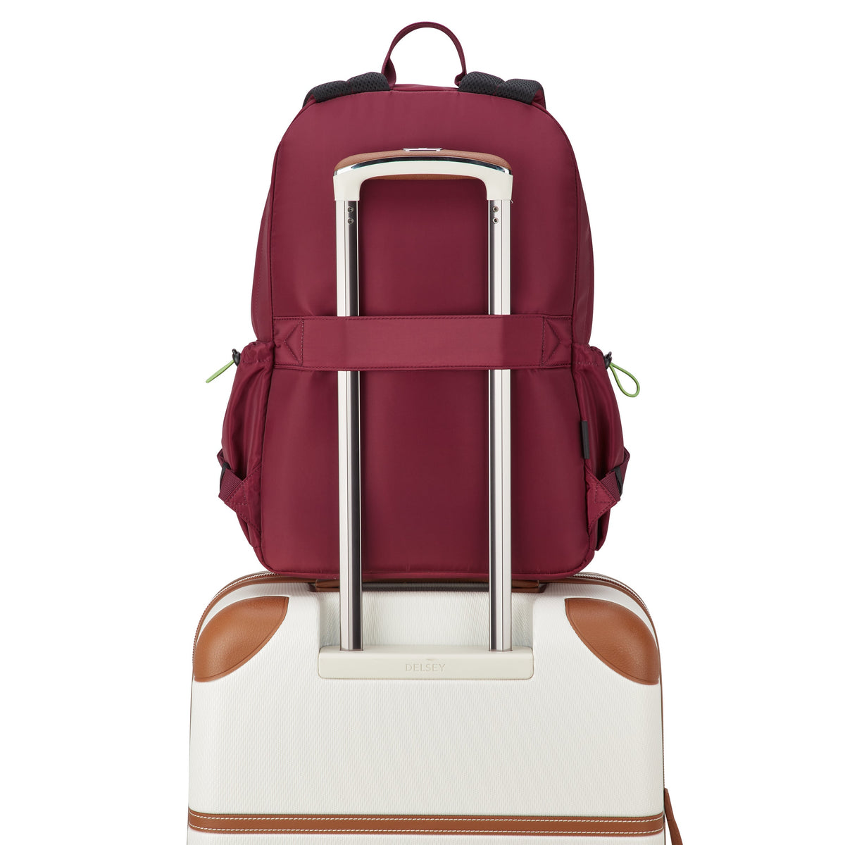 JENNY 15.6-Inch Laptop Backpack, Red - Delsey Paris Trusted
