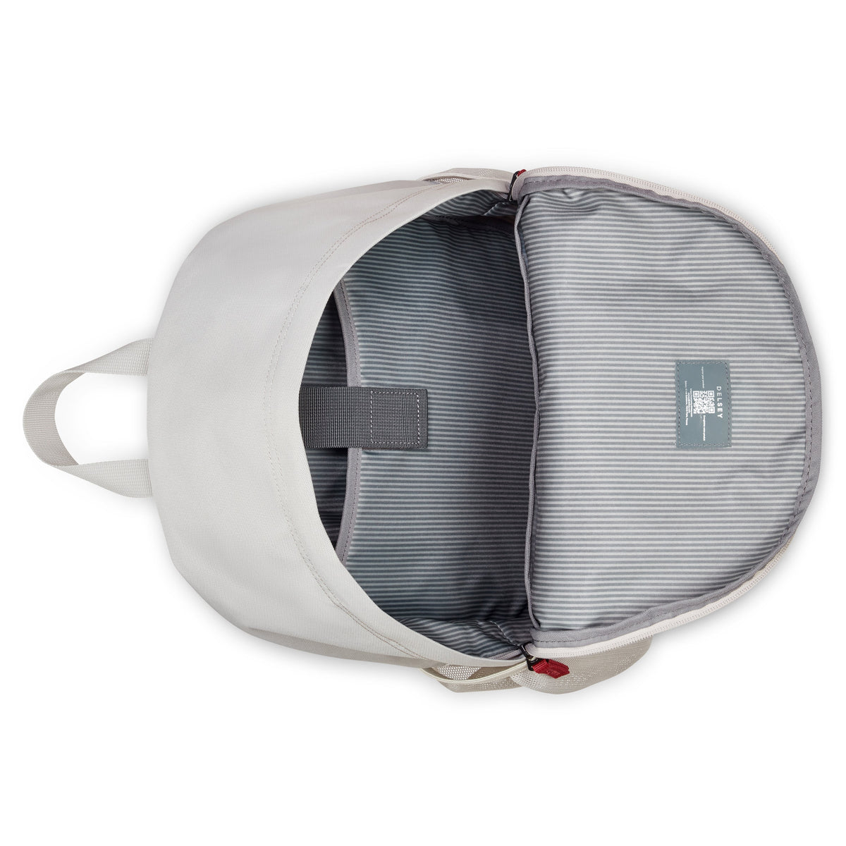 DYLAN 15.6-Inch Laptop Backpack, Pearl grey - Delsey Paris Top Pick