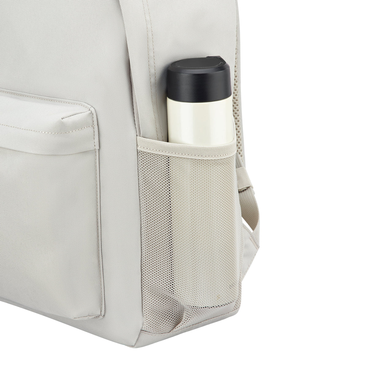 DYLAN 15.6-Inch Laptop Backpack, Pearl grey - Delsey Paris Top Pick